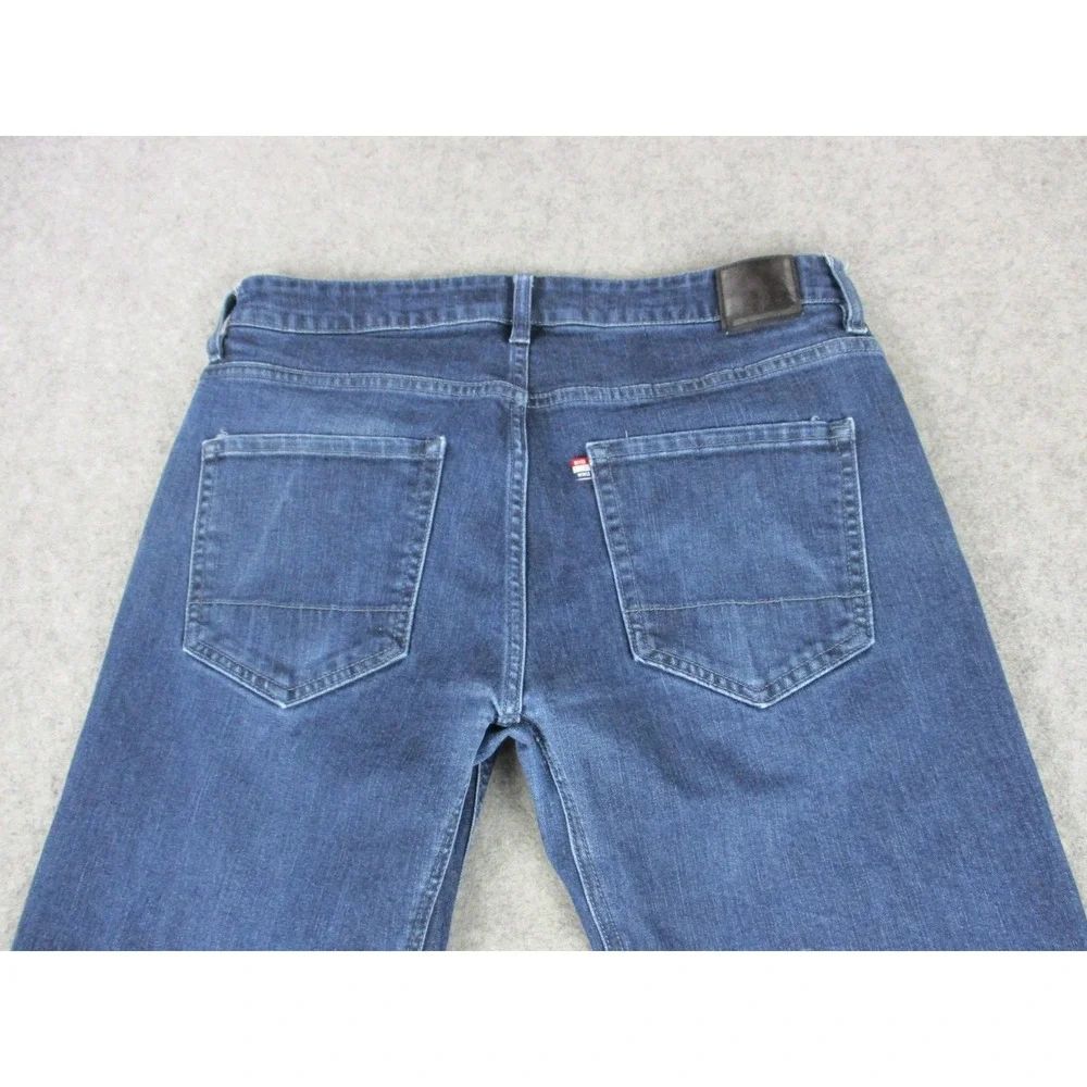 Red Bull Jeans Mens 33x32 Blue Slim Fit Straight Leg Stretch Denim Dark Wash